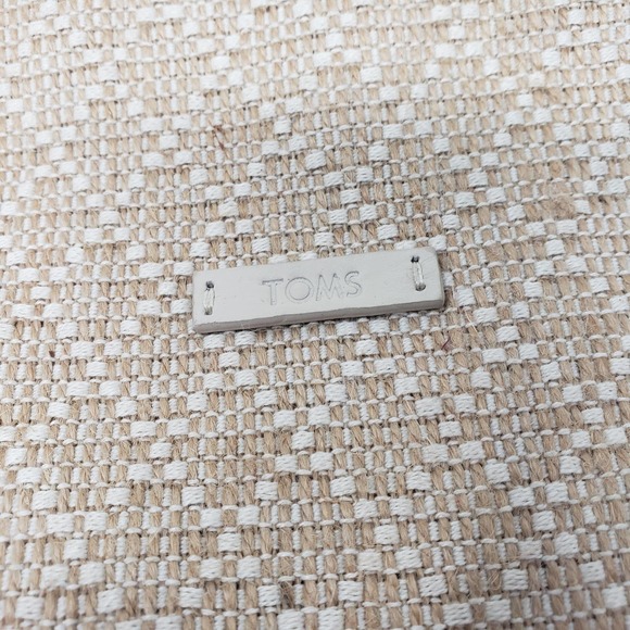 Toms Marina Drawstring Woven Hobo Bag Tan Cream - Picture 2 of 10